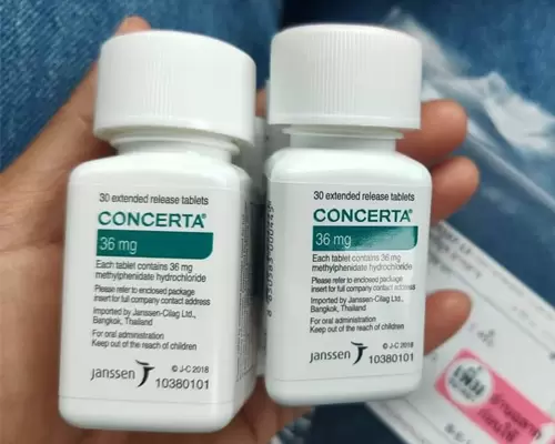 Concerta er 36 mg tablets