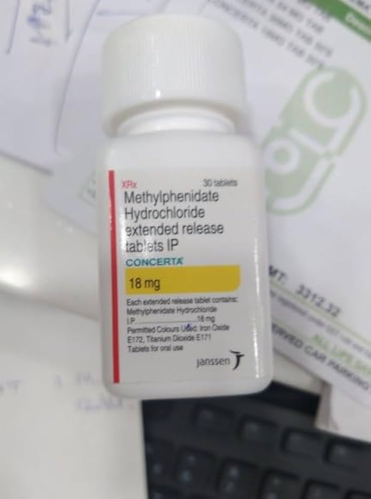 concerta er 18 mg tablet