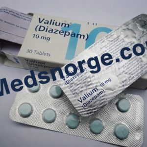 Kjøp Diazepam 10 mg tabletter på nettet Norge