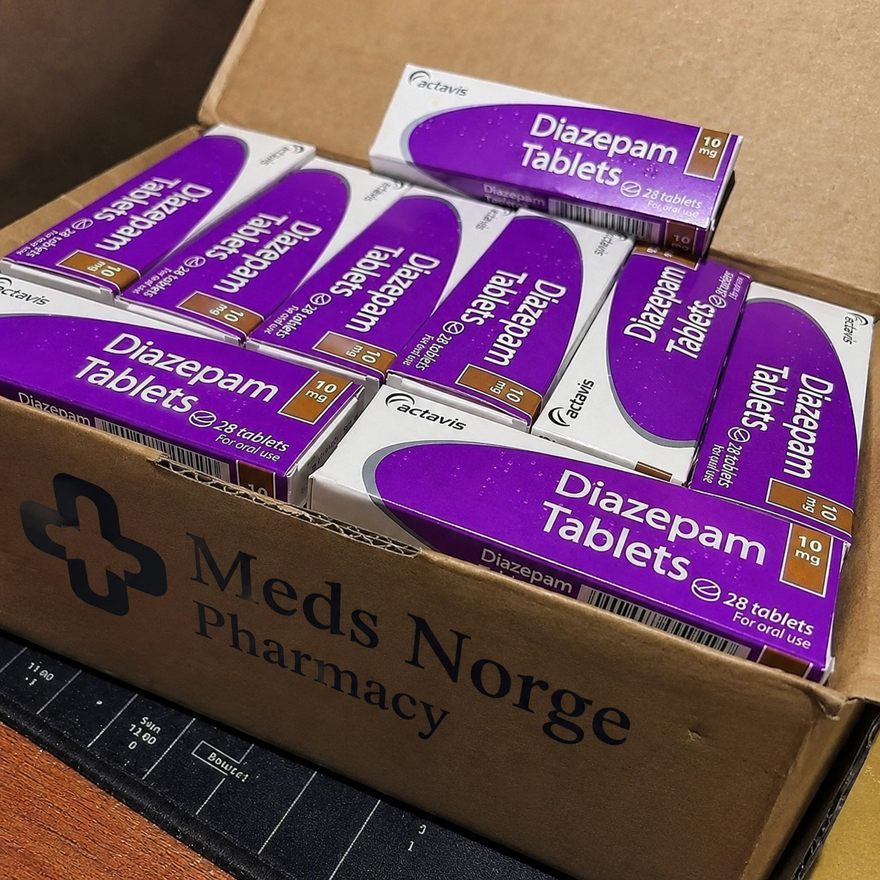 Kjøp Diazepam 10 mg tabletter på nettet Norge